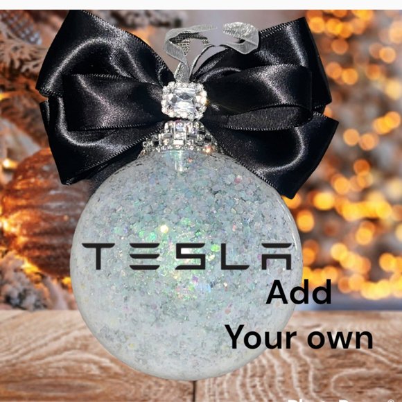 Tesla Christmas Tree Ornament| Customized Present| White Elephant Gift, Vehicle - Picture 10 of 15